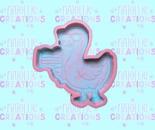 Patriotic Goose Freshie Silicone Mold