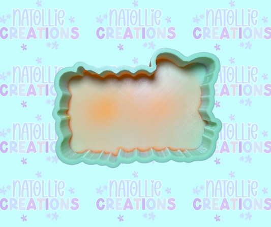 Star Bow Frame Blank Freshie Silicone Mold