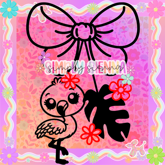 FLAMINGO CHERRIES PNG