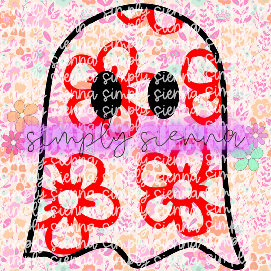 Floral Ghost PNG