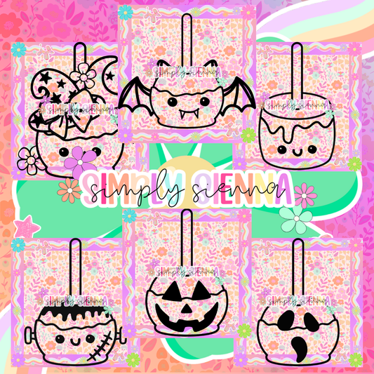 Caramel Apple PNG Bundle