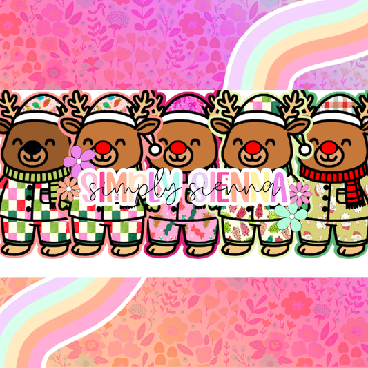 Pajama Reindeer - NATOLLIE CREATIONS