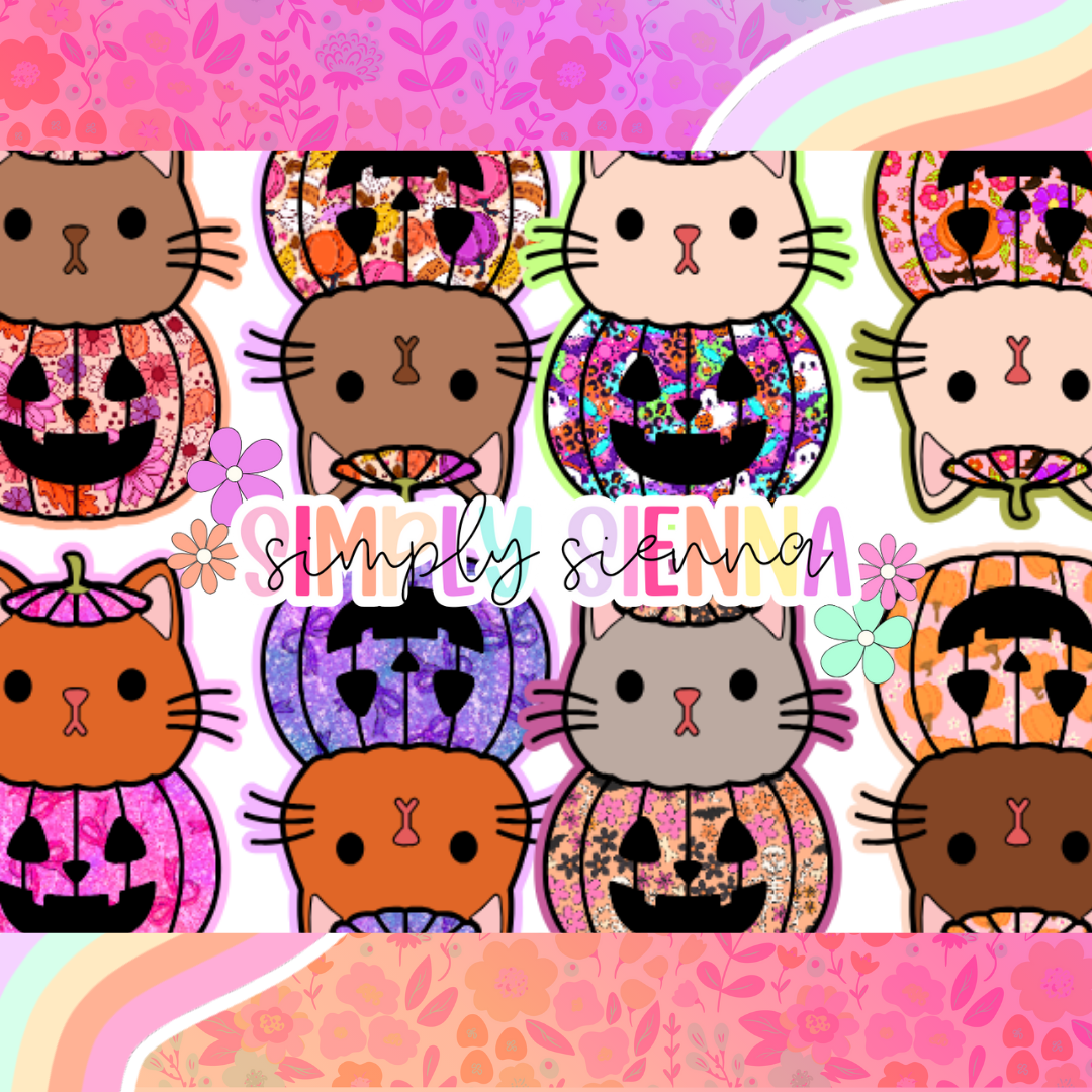 Cat In Pumpkin - NATOLLIE CREATIONS
