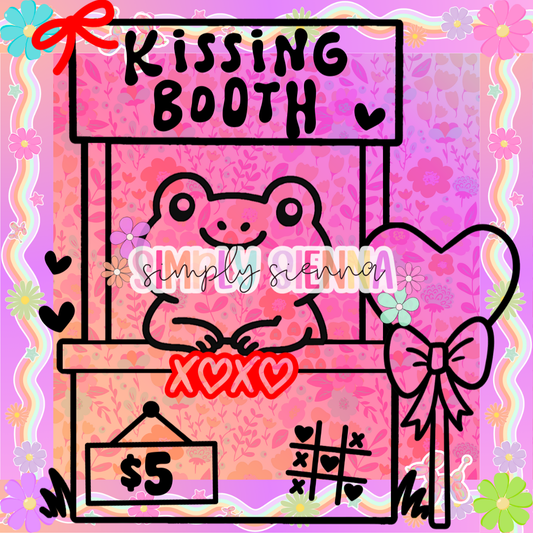 FROG KISSING BOOTH PNG