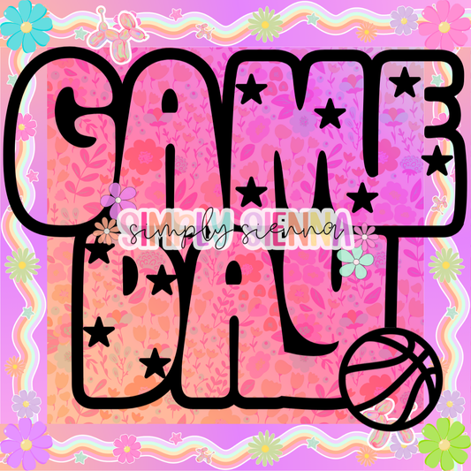 Game Day - Basketball PNG