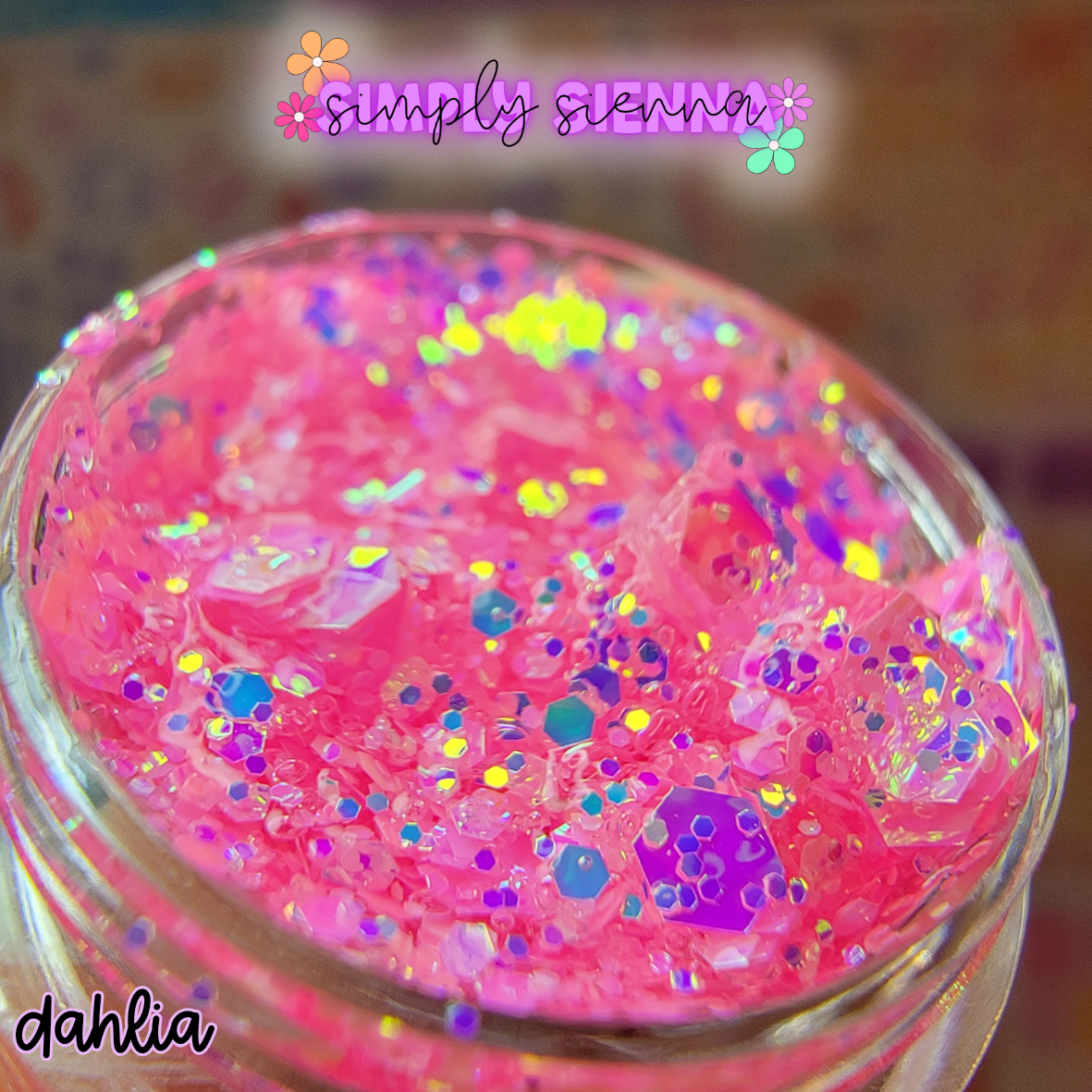 Dahlia Hair Glitter
