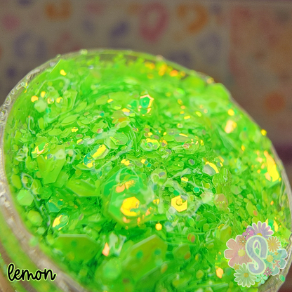 Lime Hair Glitter