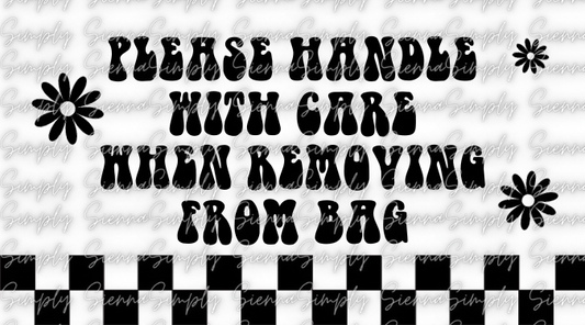 Handle With Care Checkered Thermal Download