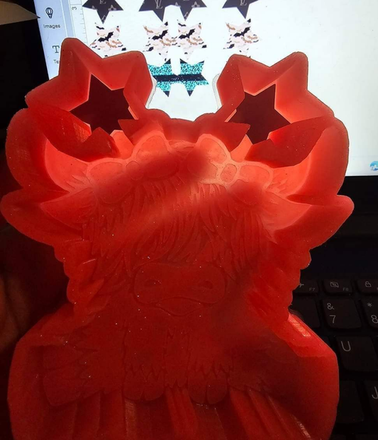 Patriotic Highland Cow