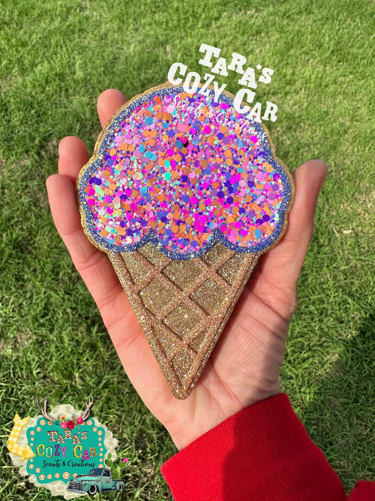 Ice Cream Cone Freshie Silicone Mold