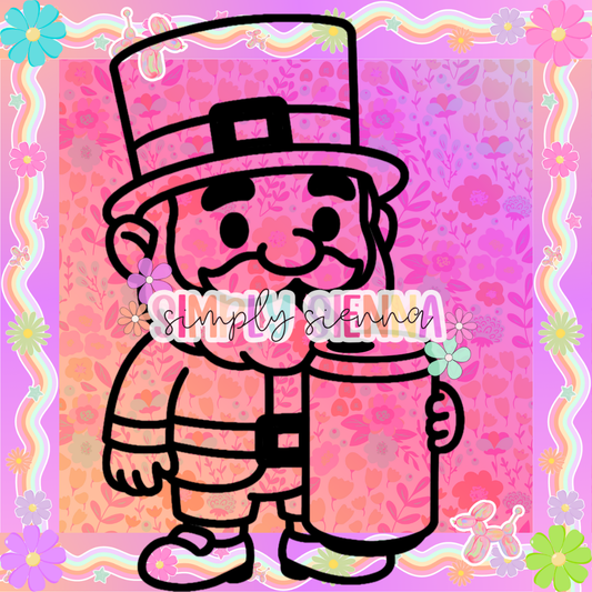 LEPRECHAUN WITH CAN PNG