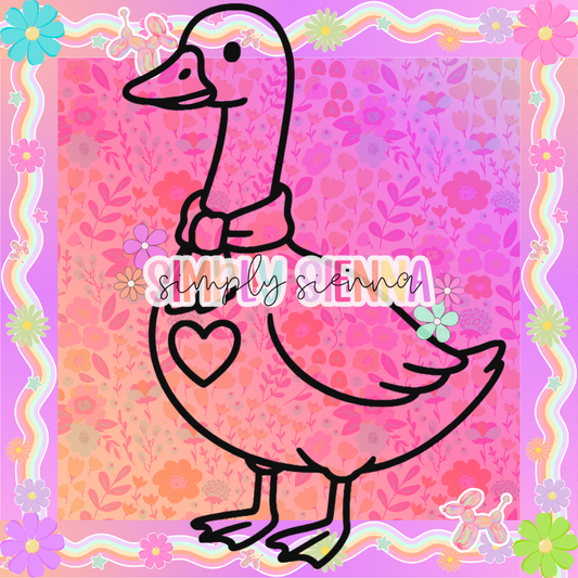 Love Goose PNG