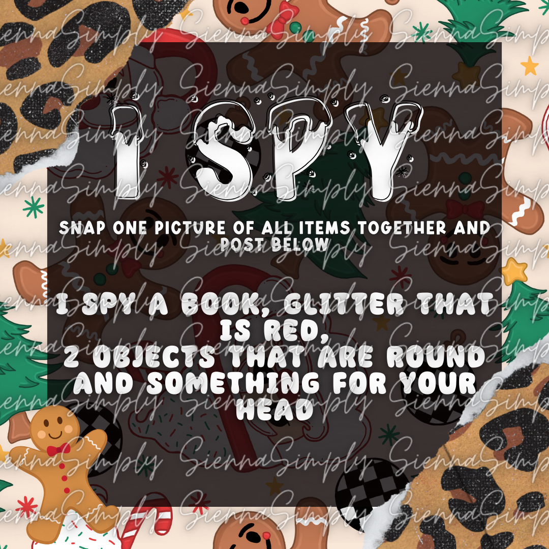 Leopard Santa I Spy Game