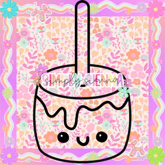 Marshmallow On A Stick PNG