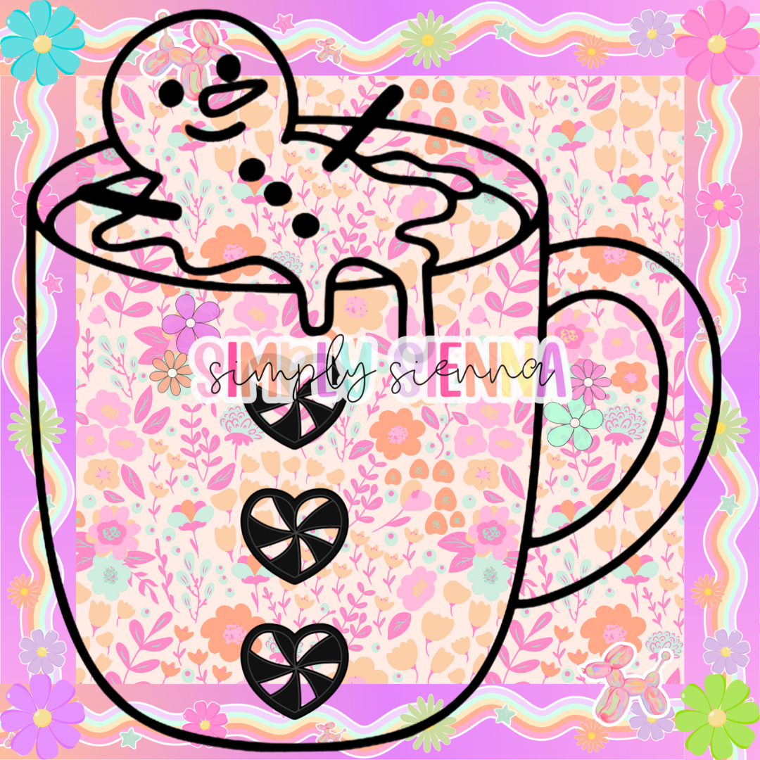 Melting Snowman Cocoa Mug PNG