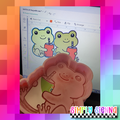 Frog With Can - NATOLLIE CREATIONS