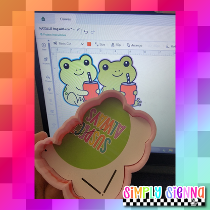 Frog With Can - NATOLLIE CREATIONS