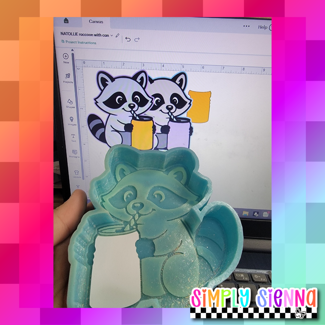 Raccoon With Can - NATOLLIE CREATIONS