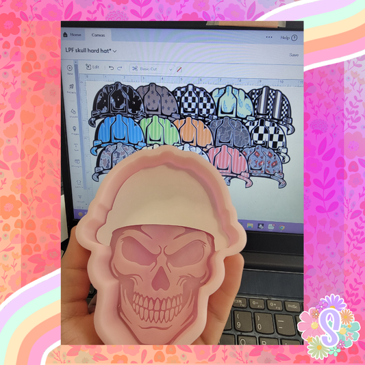 Skull Hard Hat - LOVE PRAY FRESHIES