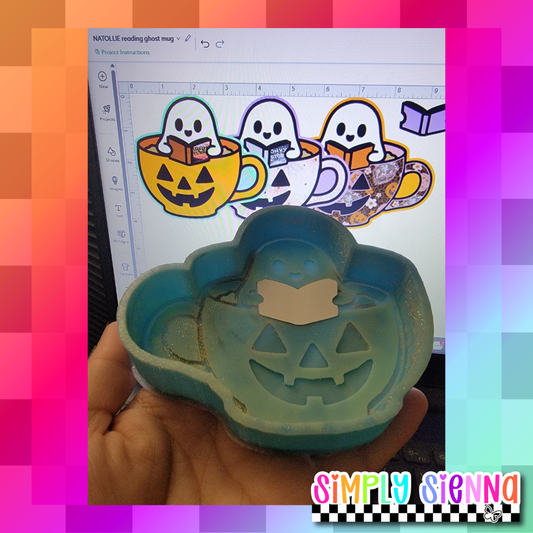 Reading Ghost Mug - NATOLLIE CREATIONS