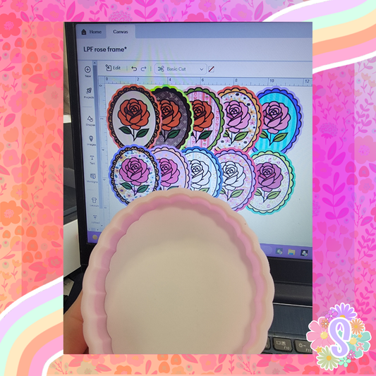 Rose Frame - LOVE PRAY FRESHIES