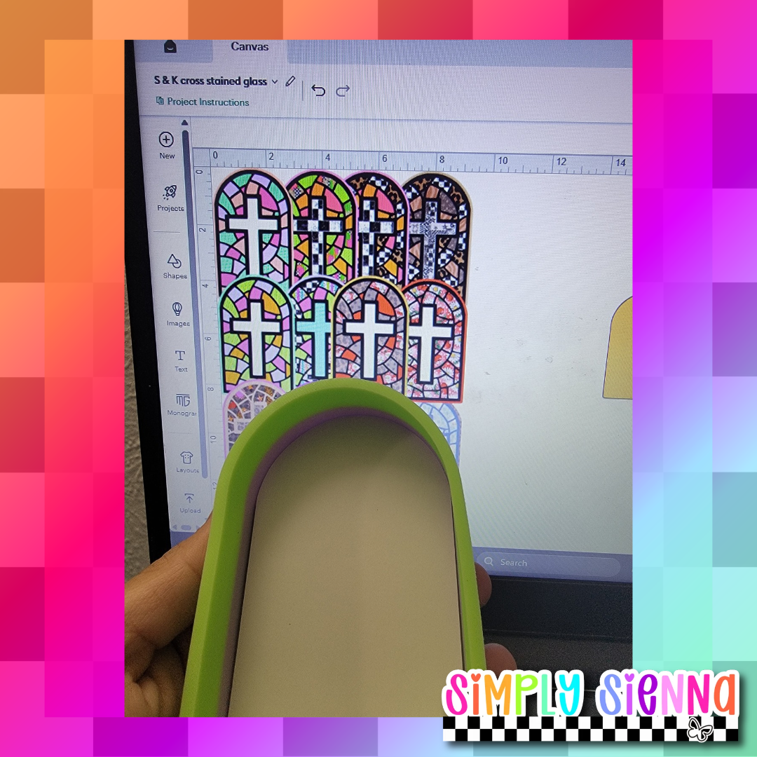 Stained Glass Cross - S&K MOLDS