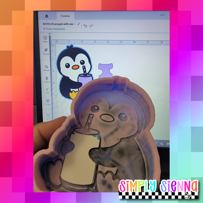 Penguin With Can - NATOLLIE CREATIONS