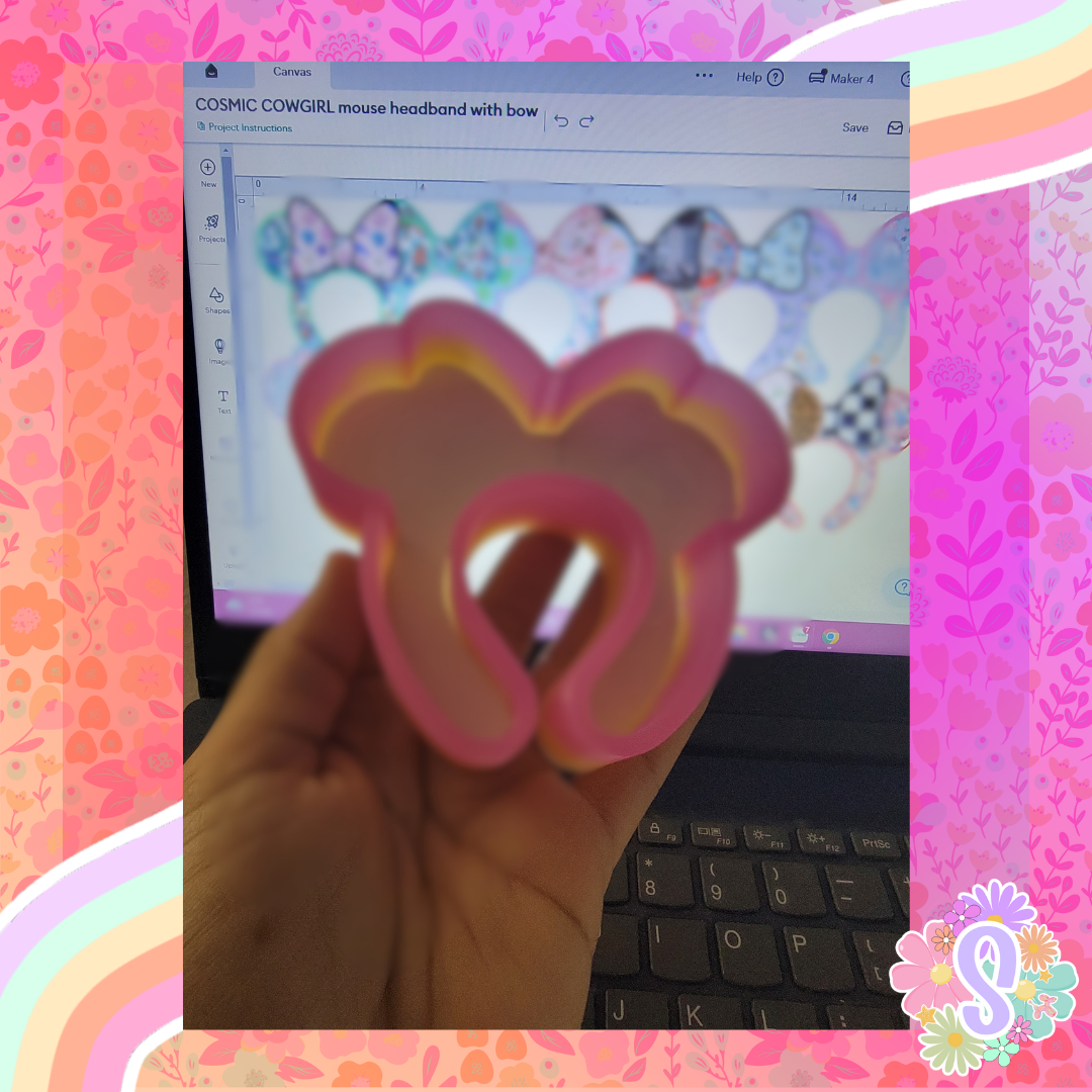 Mouse Headband With Bow - COSMIC COWGIRL