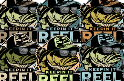 Bass Keepin It Reel - SOUTHERN GLITTER MOLDS