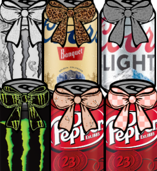 Can With Bow - NATOLLIE CREATIONS