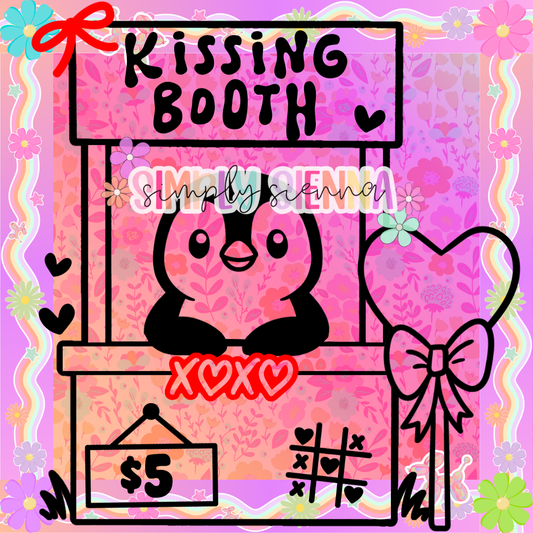 PENGUIN KISSING BOOTH PNG