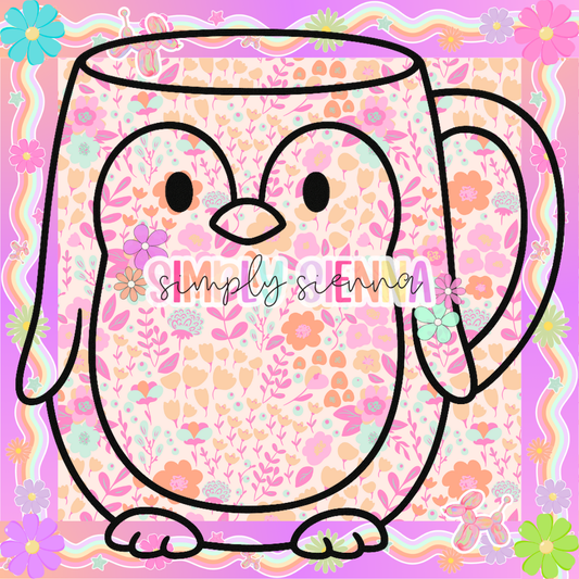 Penguin Mug PNG