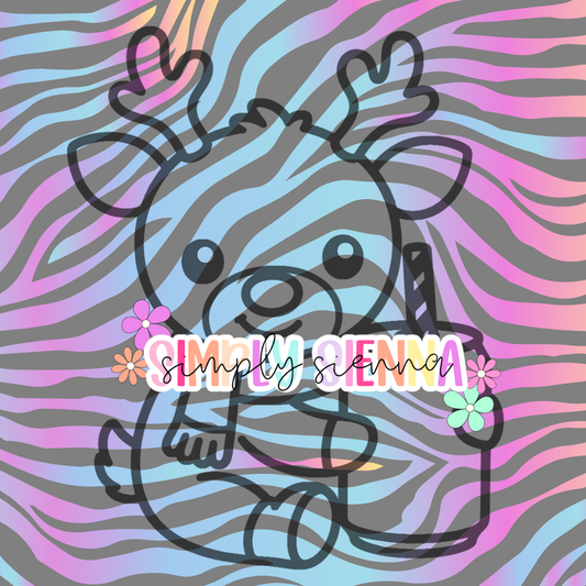 CUTIE REINDEER WITH CAN PNG