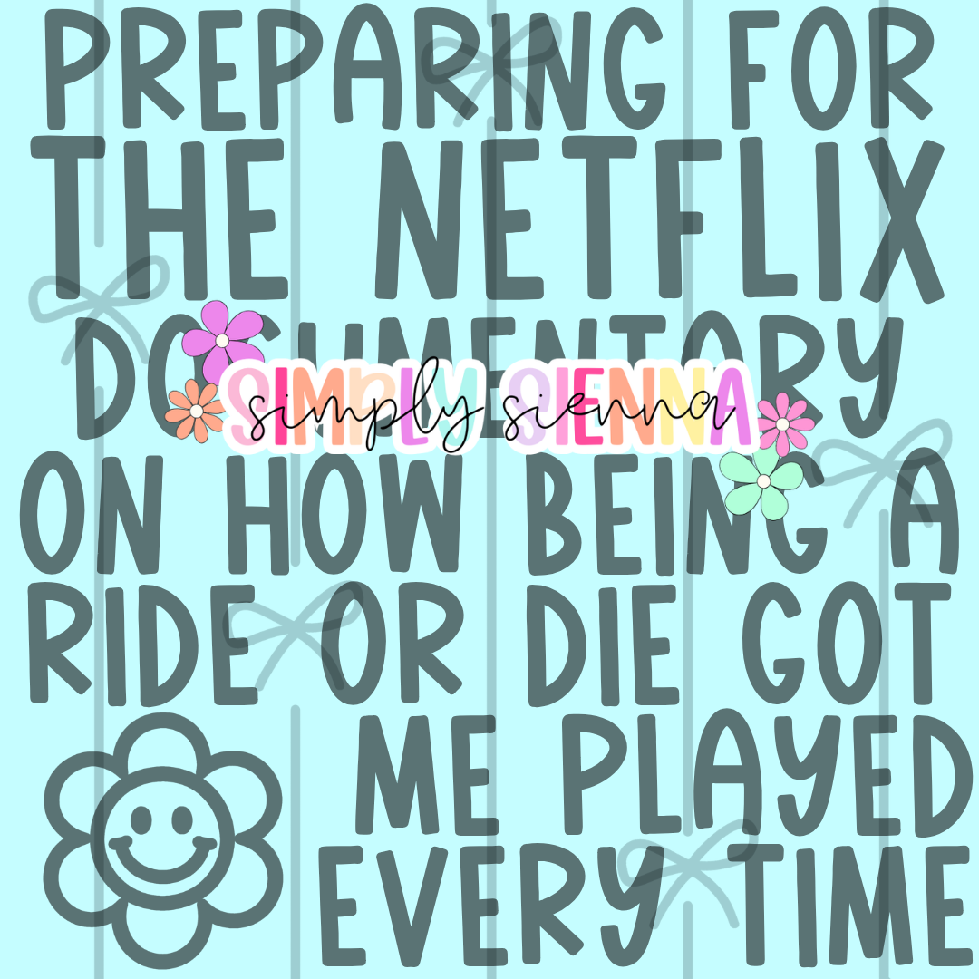 DOCUMENTARY RIDE OR DIE PNG