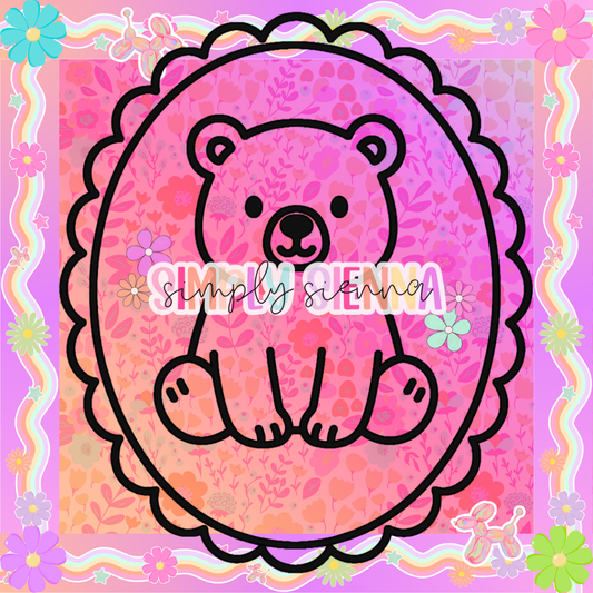 POLAR BEAR FRAME PNG