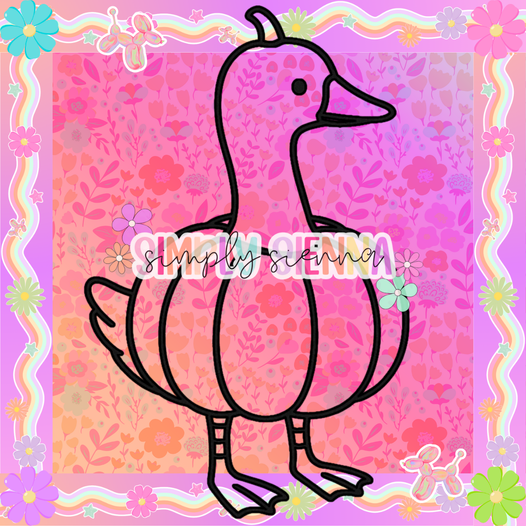 Pumpkin Goose PNG