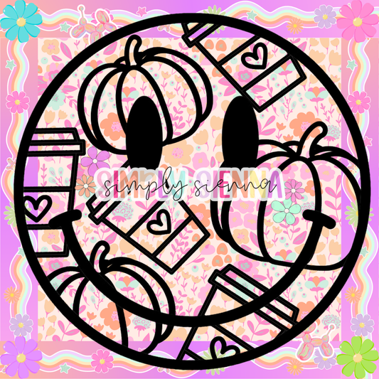 Pumpkin Spice Smiley PNG