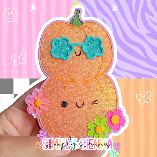 Cute Retro Pumpkin Stack - FRESHIE