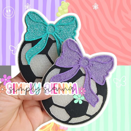 Soccer Ball With Bow - FRESHIE