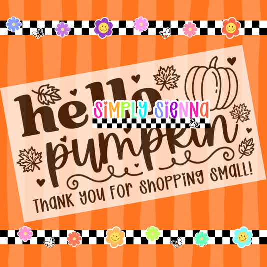 2.25X1.25 Hello Pumpkin - DOWNLOAD