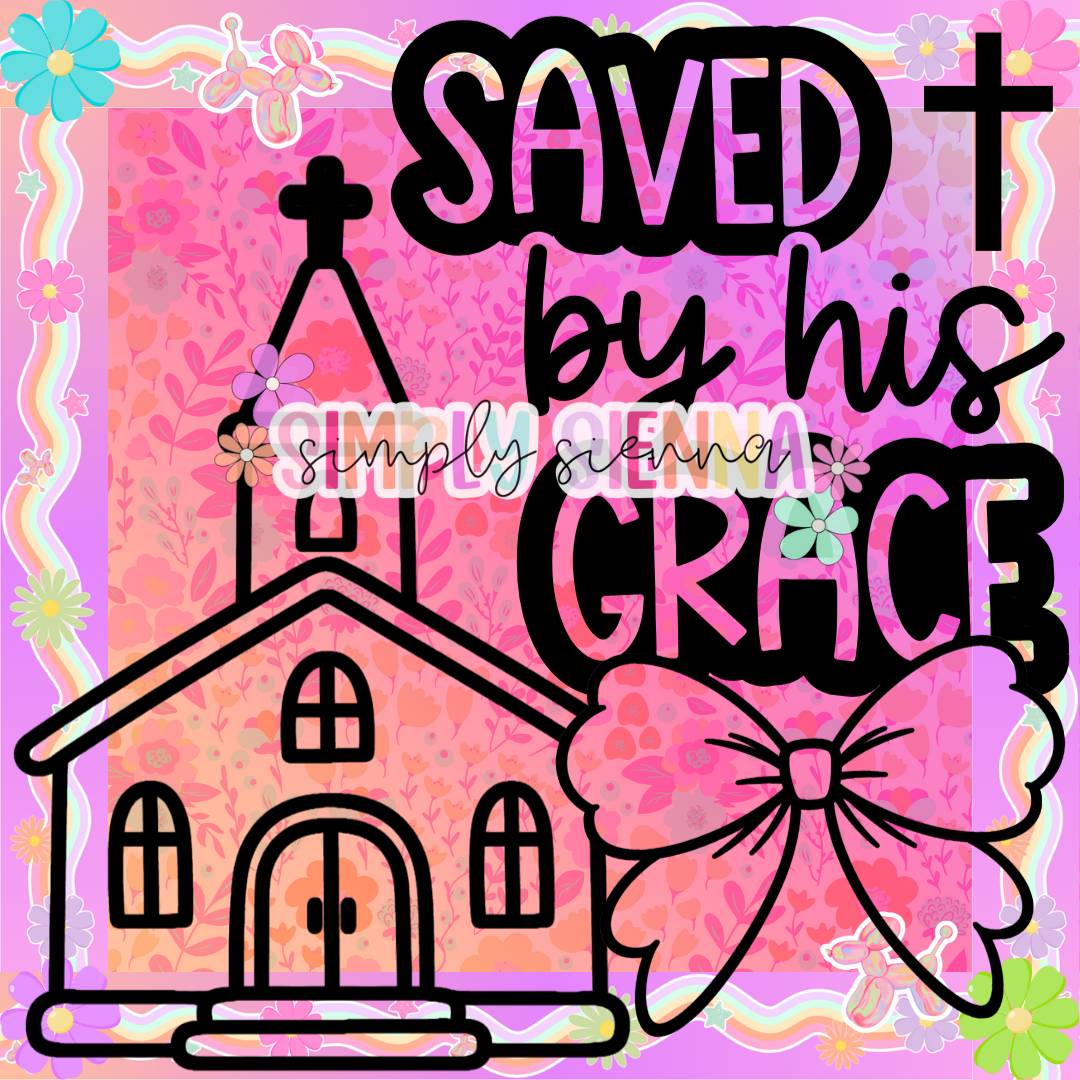 SAVED BY HIS GRACE PNG