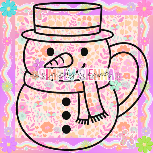 Snowman Mug PNG