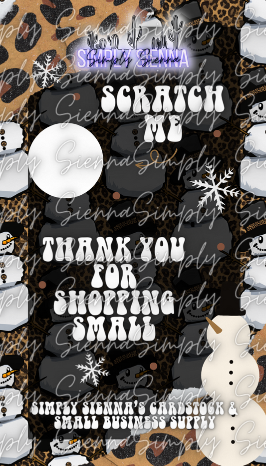 Snowman Scratch Off Download