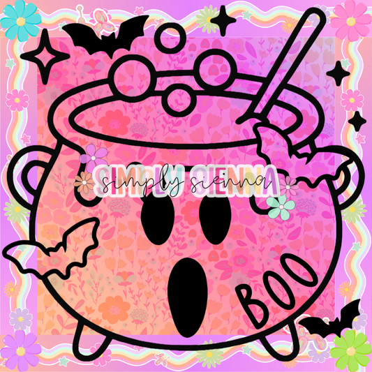 Spooky Cauldron PNG