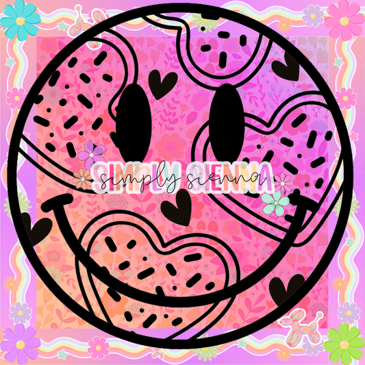 Sugar Cookie Heart Smiley PNG