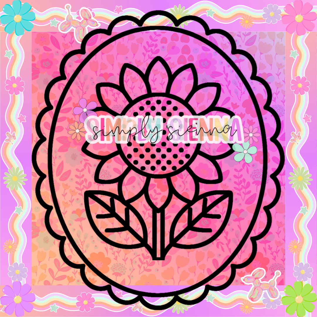 SUNFLOWER FRAME PNG – Simply Sienna
