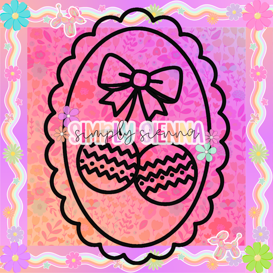 SWEATER ORNAMENT CHERRIES FRAME PNG