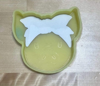 Pig With Bow