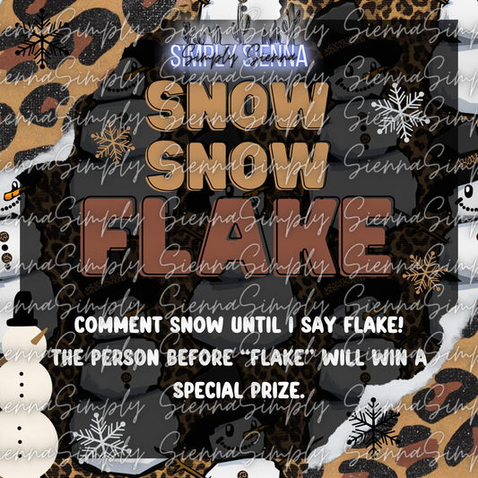 Snowman Duck Duck Goose Game