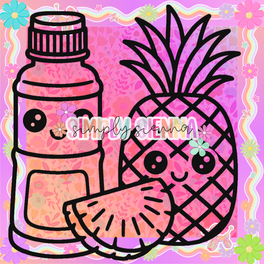 Tahin & Pineapple PNG